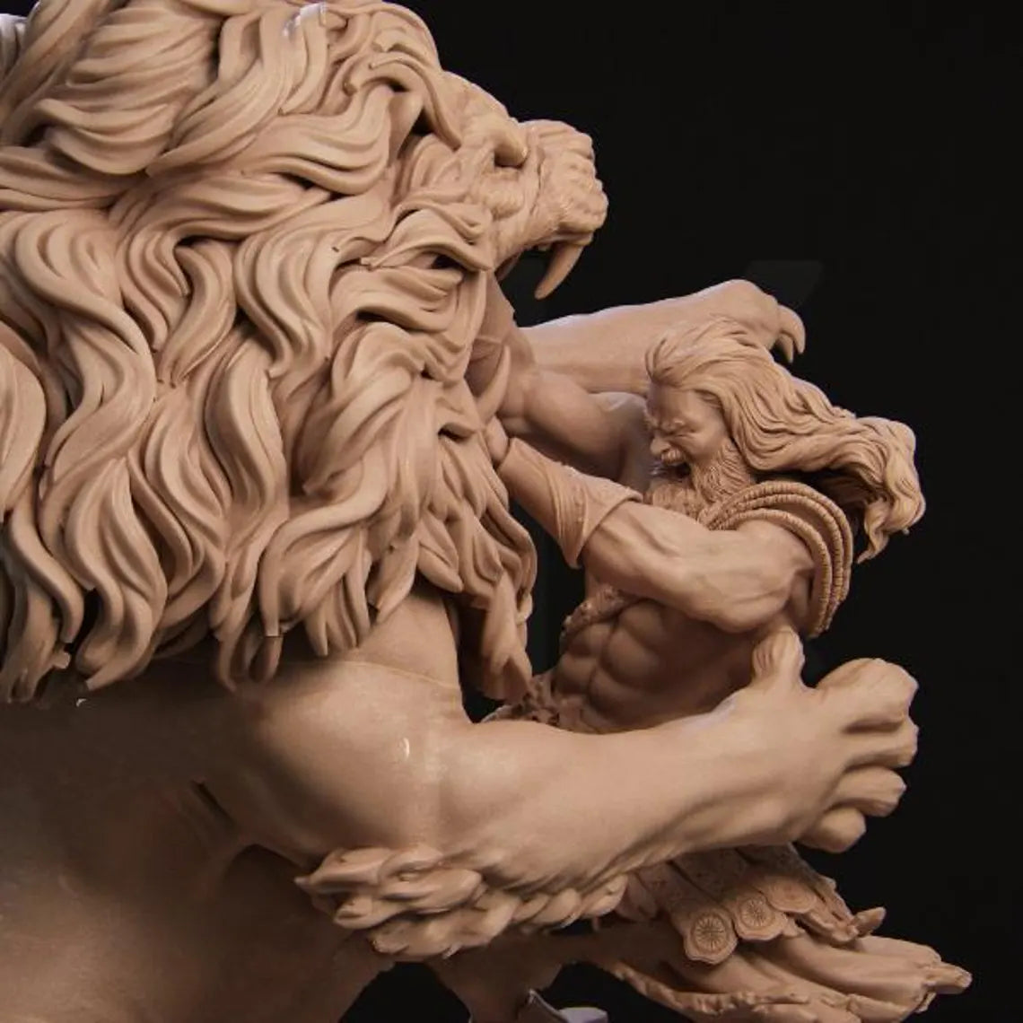 Heracules and the Lion