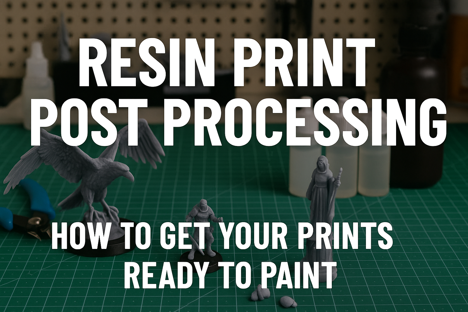 Load video: A video created by experienced resin model builder and painter showing the complete post processing for resin models including tools and materials used, methods and warnings.