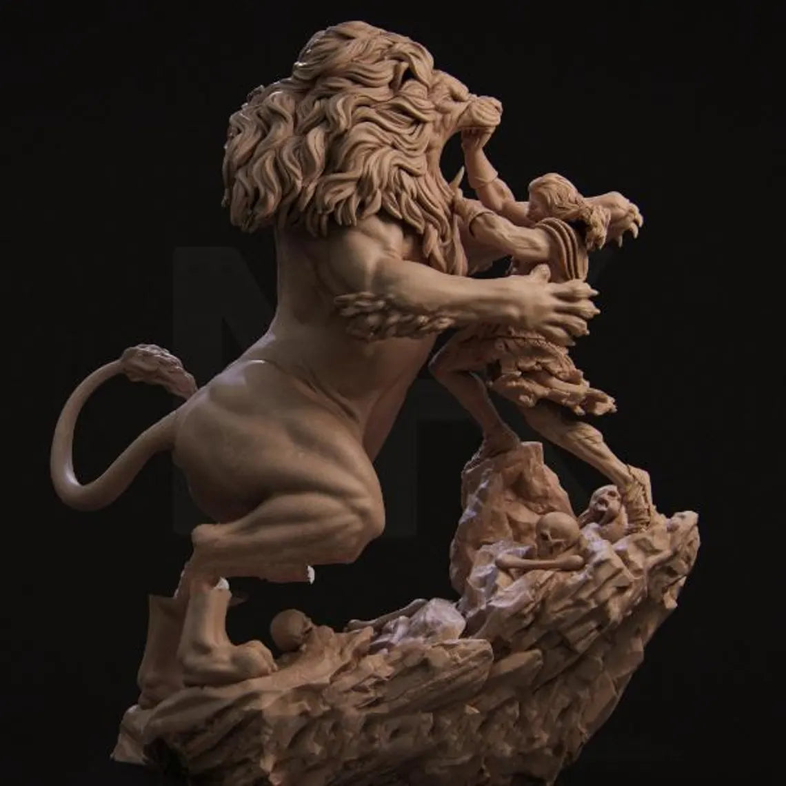 Heracules and the Lion