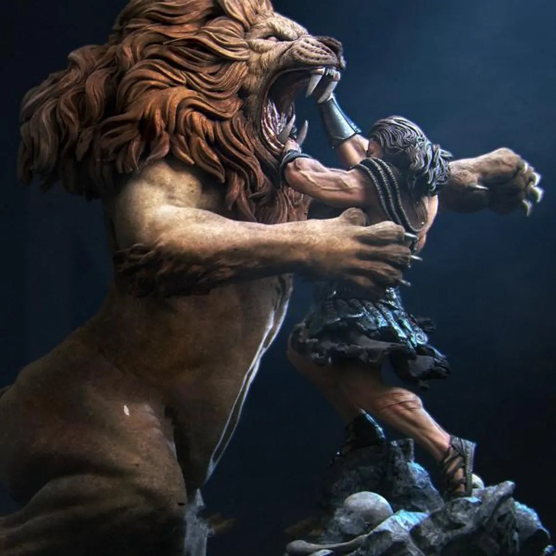 Heracules and the Lion